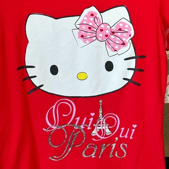 Hello Kitty Paris T-Shirt Size L - Picture 3 of 5
